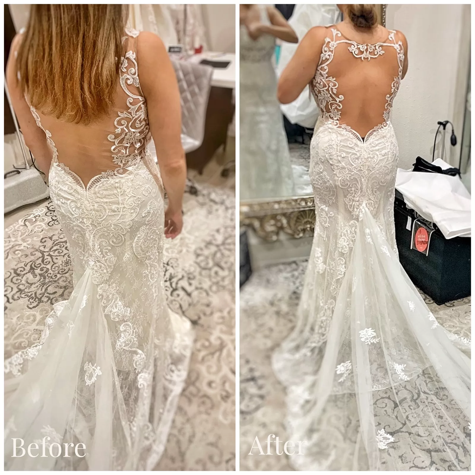 unique-illusion-wedding-dress-back-alterations unique illusion wedding dress back alterations