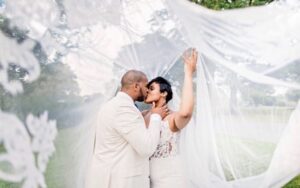 Bride and Groom Veil photo ideas outdoor wedding