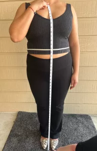 How to measure for your custom gown - neck to hem length